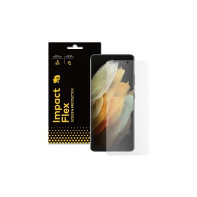 RhinoShield Protection écran compatible avec [Samsung Galaxy S21 Ultra] Anti-Chocs Flex - Film Protecteur Flexible avec Technologie de Dispersion des Chocs
