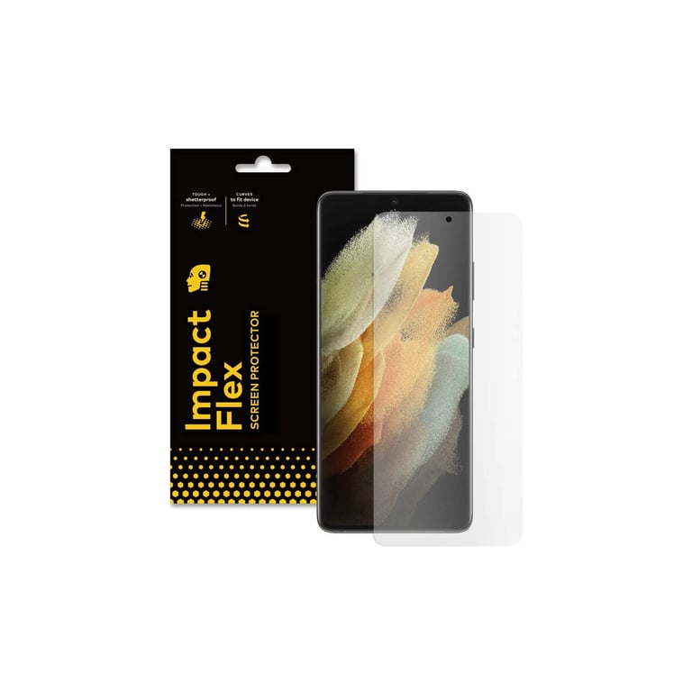 RhinoShield Protection écran compatible avec [Samsung Galaxy S21 Ultra]  Anti-Chocs Flex - Film Protecteur Flexible avec Technologie de Dispersion  des Chocs - RhinoShield