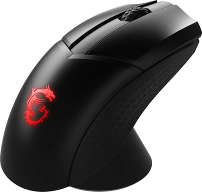 Ratón inalámbrico gamer MSI Clutch GM41 Lightweight RGB (Negro)