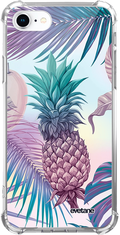 Evetane Coque Apple iPhone 7l8l Apple iPhone SE 2020 anti-choc souple angles renforcés transparente