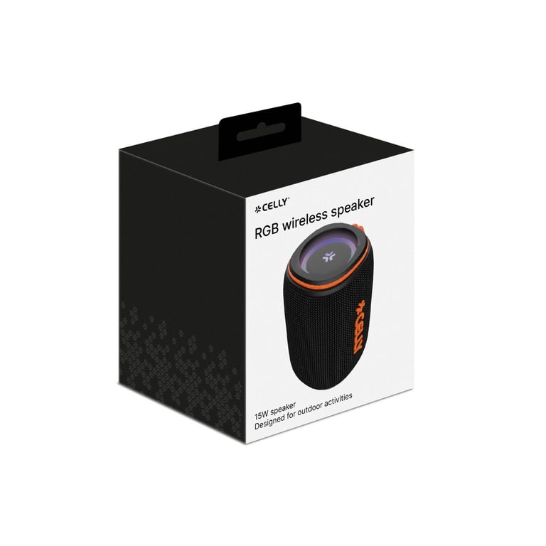 Enceinte Portable Stéréo Celly AURA15WOR – 15 W, USB-C, RGB, Microphone, 1200 mAh - vue 2
