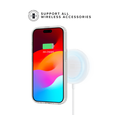 Funda antigolpes híbrida antibacteriana invisible para Apple iPhone 15 Pro, Transparente