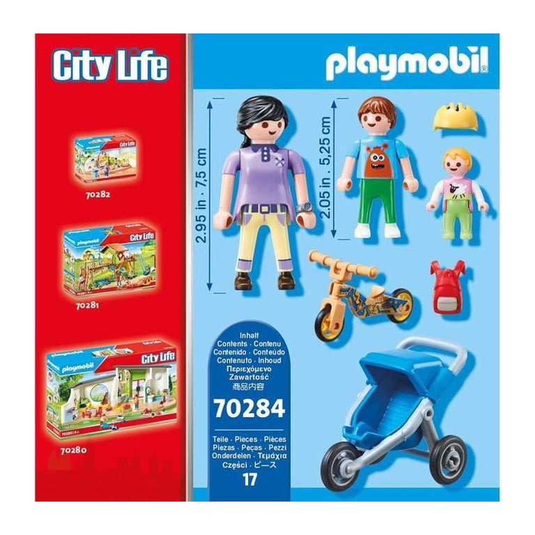 PLAYMOBIL - 70284 - Maman avec enfants - Neuf