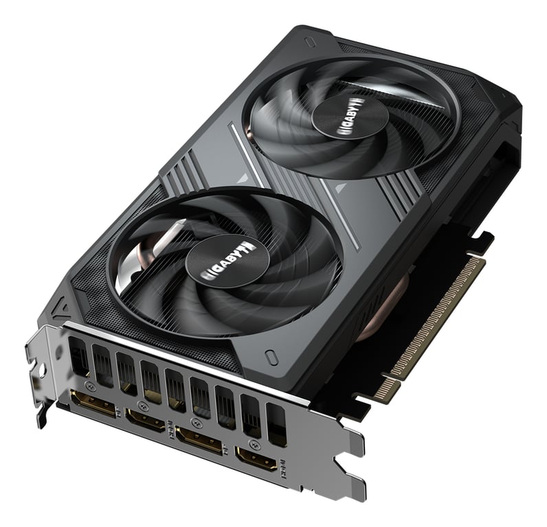GIGABYTE GeForce RTX 5050 WINDFORCE OC 8G Carte Graphique - 8GB GDDR6, 128bit, PCI-E 5.0, 2587MHz Fréquence du cœur, 2 x DP, 2 x HDMI, NVIDIA DLSS 4, GV-N5050WF2OC-8GD - Neuf