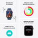 Apple Watch SE OLED 40 mm Digital 324 x 394 Pixeles Pantalla táctil Negro Wifi GPS (satélite)