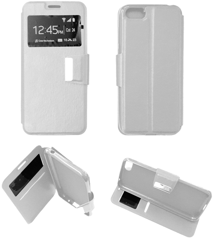 Etui Folio compatible Blanc Huawei Honor 7S