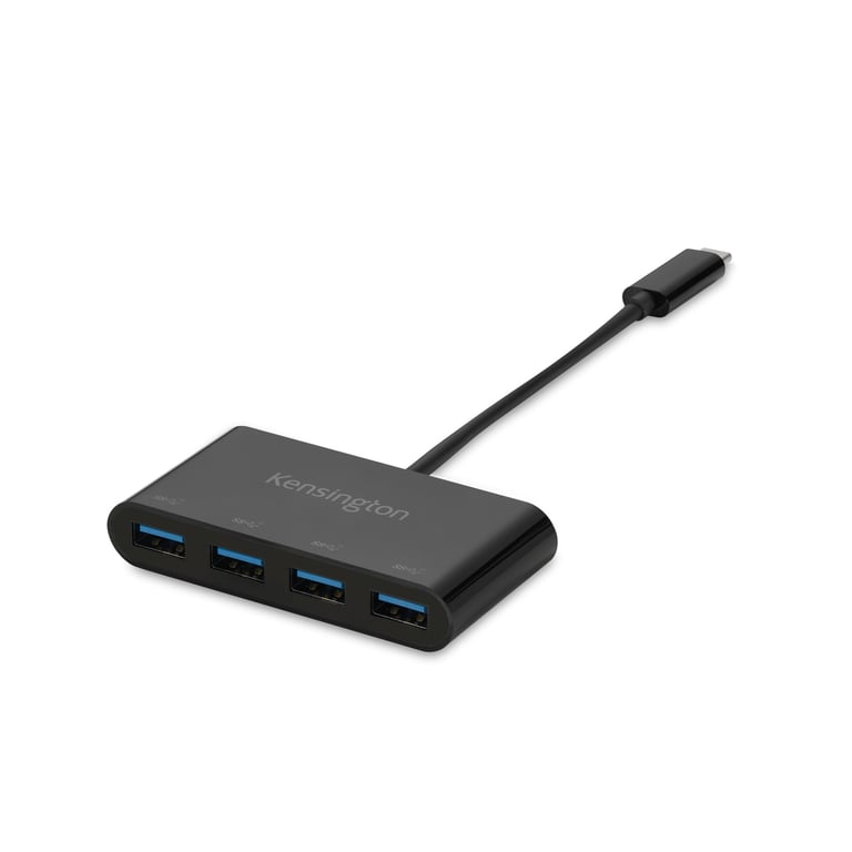 KENSINGTON CH1200 Hub USB C 10 Gbit/ 4 Ports Connectez jusqu'à 4 Appareils USB A à 1 Seul Port USB C Garanti K33616WW