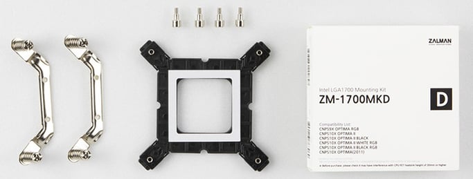 Zalman ZM-1700MKD parte e accessorio per sistemi di raffreddamento per computer Kit di montaggio