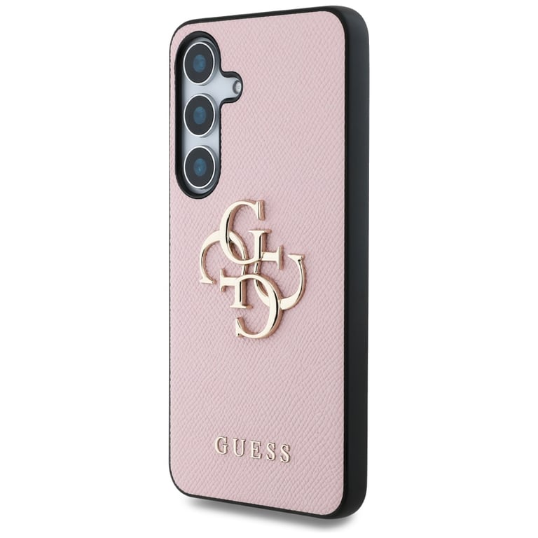 Guess Étui Grained Big 4G Logo Small Classic Logo pour Samsung Galaxy S25 - vue 3