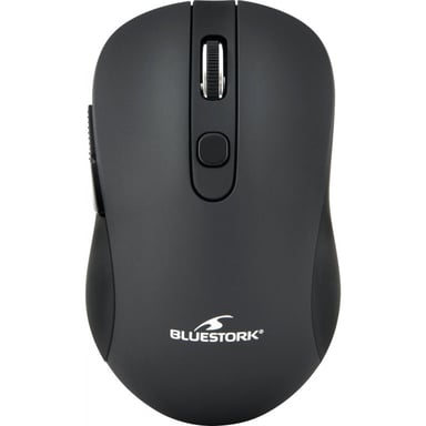 BLUESTORK Ratón inalámbrico para juegos - 2,4 Ghz - 6 botones - Negro