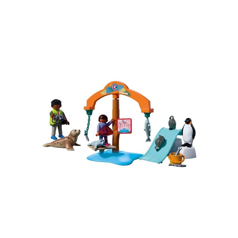 Playmobil 72073 Zoo Royaume des glaces Animaux polaires Multicolore - Neuf