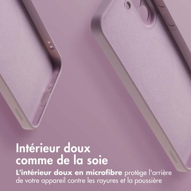 imoshion Coque Couleur avec MagSafe pour Samsung Galaxy A36 - Violet