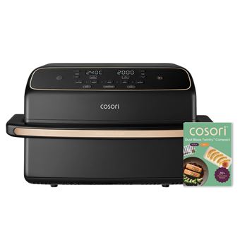 Frittatrice ad aria calda Cosori DualBlaze Twinfry 8,6 L 2700 W 35-240 °C Sync & Match Nera