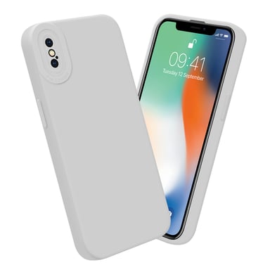 Coque pour Apple iPhone XS MAX en FLUID BLANC Housse de protection Étui en silicone TPU flexible