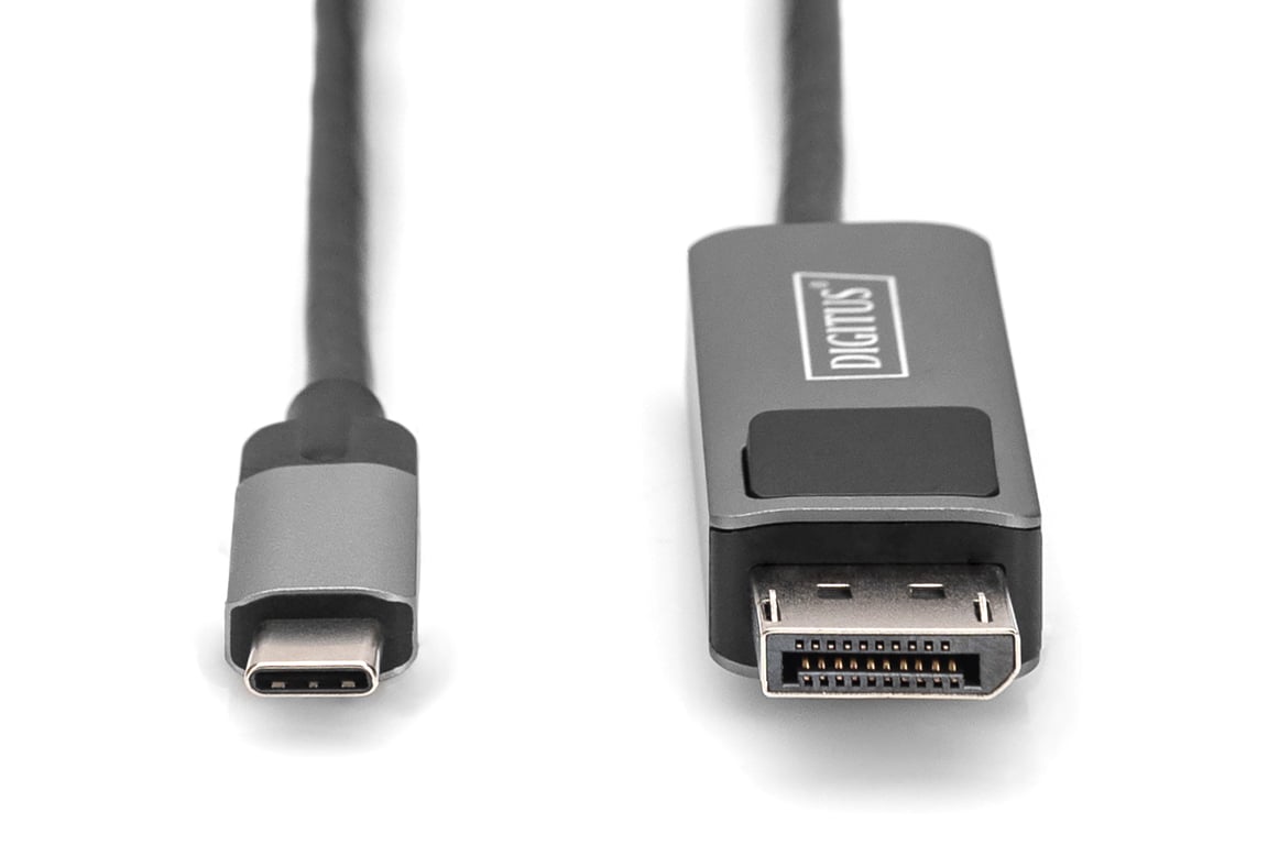 Digitus Câble adaptateur USB type C vers DisplayPort bidirectionnel Neuf - vue 2