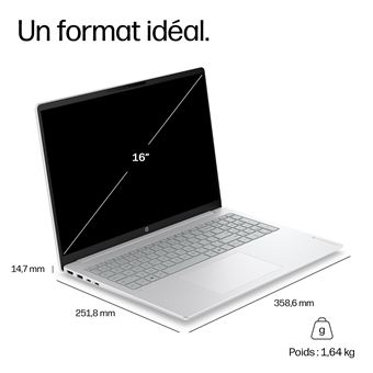 OmniBook 3 16 by0012nf 16 AMD Ryzen 5 Pro RAM SSD - vue 7
