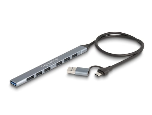 Delock - hub - 7 porte