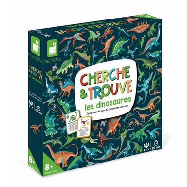 Juego educativo Caza y Busca: Aventura con dinosaurios