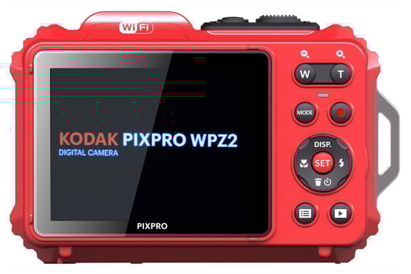 Kodak PIXPRO WPZ2 1/2.3'' Cámara compacta 16,76 MP BSI CMOS 4608 x 3456 Pixeles Rojo