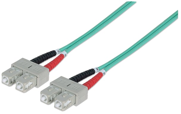 Intellinet 750837 cavo InfiniBand e in fibra ottica 2 m SC Colore acqua