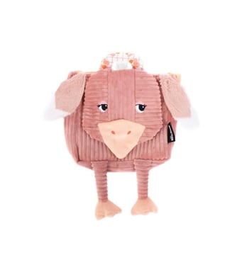 LES DEGLINGOS Mochila de terciopelo Pomelos L'Autruche Niño