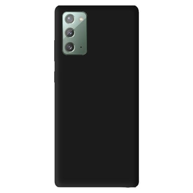 Coque silicone unie Mat Noir compatible Samsung Galaxy Note 20