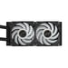 GIGABYTE AORUS WATERFORCE X II 240 Raffreddatore a liquido per processori AIO - 2x ventole ARGB da 120 mm, schermo LCD a colori, DAISY-CHAIN, compatibile con Intel LGA 1851 e AMD AM5
