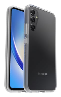 Funda OtterBox React para Galaxy A34 5G, Antichoque, anti-caídas, ultra-fina, protección delgada, probada según normas militares, Antimicrobiana, transparente, entregada sin embalaje Samsung Galaxy A34 5G