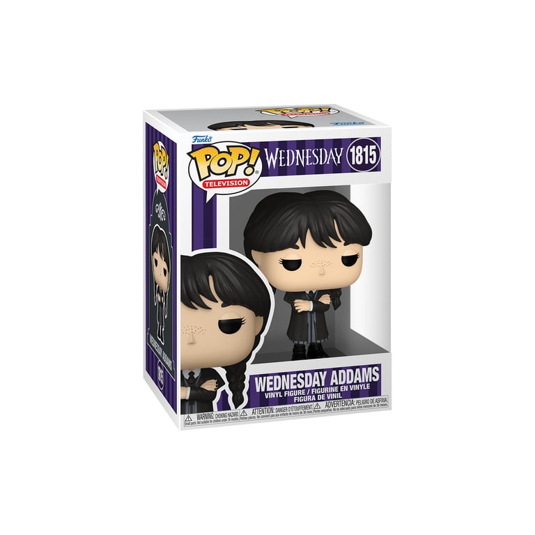 Figurine Funko Pop TV Wednesday Addams - vue 2