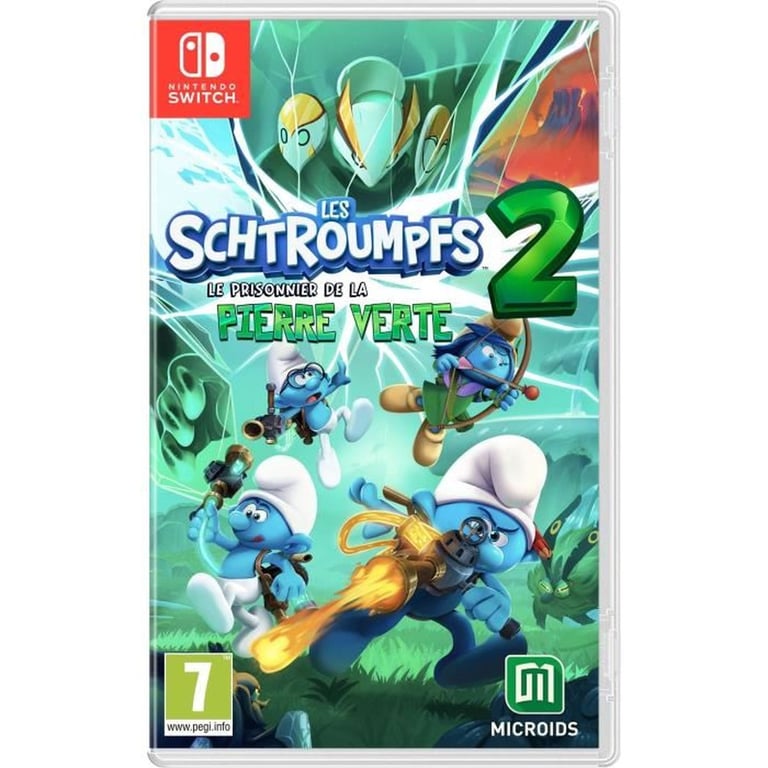 Les Schtroumpfs 2 - Le Prisonnier de la Pierre Verte - Jeu Nintendo Switch - Neuf