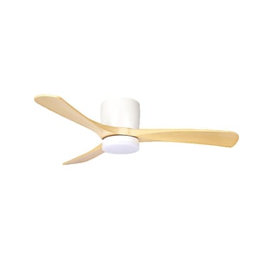 Ventilador de techo Fabrilamp paterna 18W negro y roble