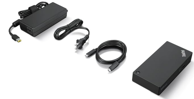 Lenovo 40B20135DK base para portátil y replicador de puertos Alámbrico USB 3.2 Gen 1 (3.1 Gen 1) Type-C Negro