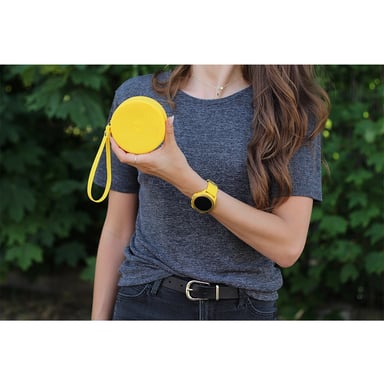 Forever Colorum, montre connecté bluetooth 5.0 IP68, Jaune