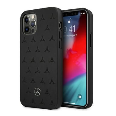 Funda Mercedes para iPhone 12 Pro Max 6.7'' negro