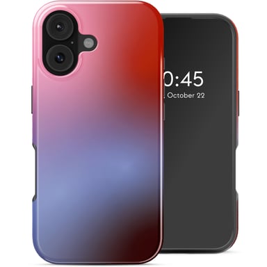 Selencia Coque arrière Vivid avec MagSafe pour Apple iPhone 17 - Gradient Soft Blush