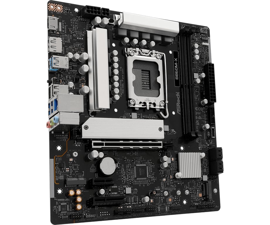 ASROCK Carte Mère B860M X Intel LGA 1851 Micro ATX Neuf - vue 2