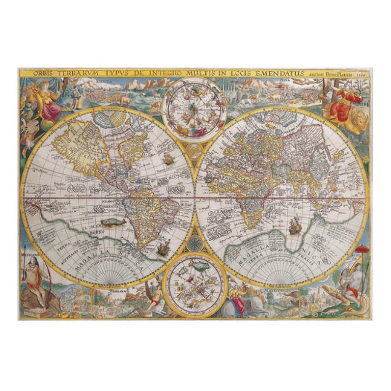 Ravensburger Puzzle 1500 p Mappemonde 1594 - vue 1