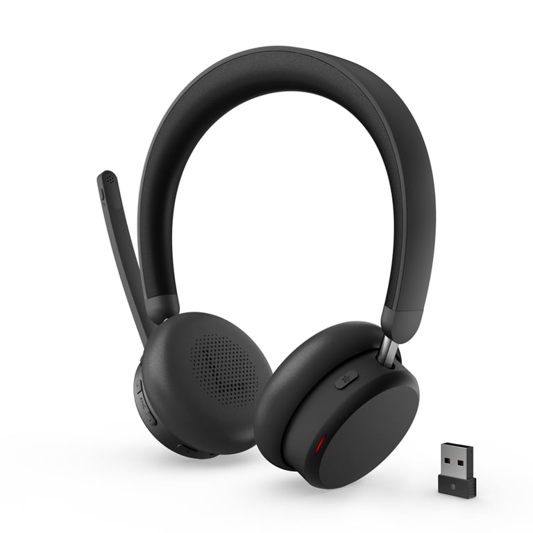Lenovo ANC Headset 6550 Casque Sans fil Arceau Bureau/Centre d'appels USB Type-C Bluetooth Noir - Neuf