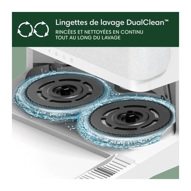 iRobot Roomba Plus 505 Combo + AutoWash Base Multifonction Lavage et séchage à 'air Chaud des lingettes PrecisionVision IA - vue 3