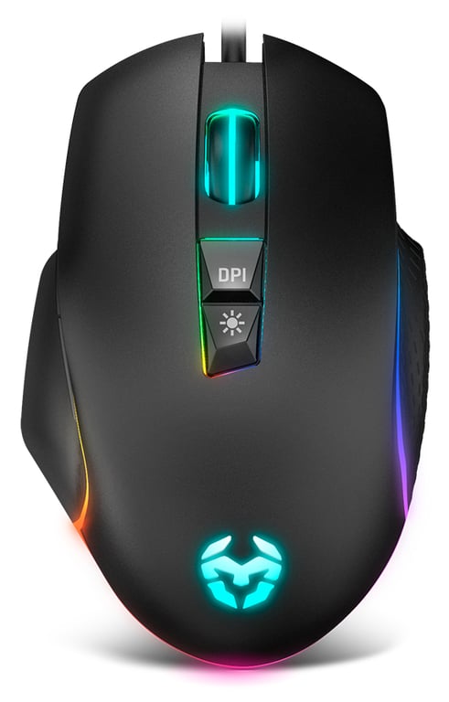 Souris Krom NXKROMKEOS – Gaming, Optique 6400 DPI, RGB, 7 Boutons