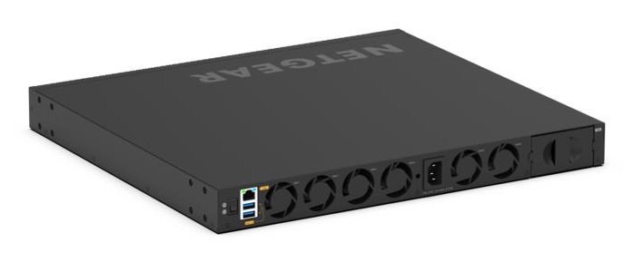 NETGEAR M4350 40F4C Commutateur C3 Géré 40 x 10 Gigabit SFP+ + 4 x 100 Gigabit QSFP28 liaison montante flux d'air de 'avant vers 'arrière Montable sur rack - vue 2