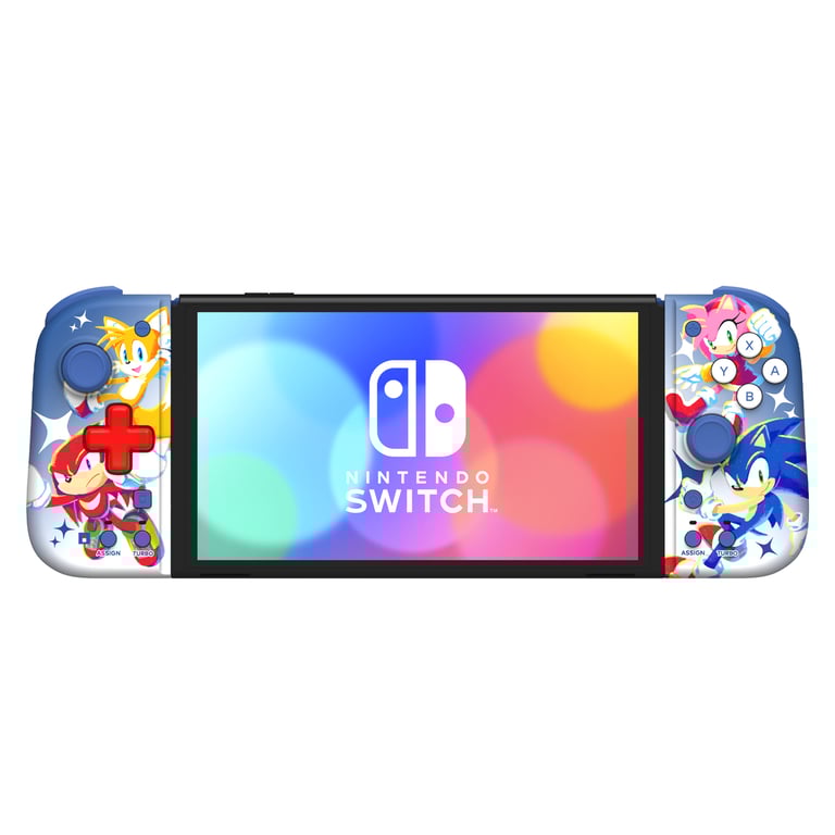HORI Split Pad Compact Sonic Manette mode portable pour Nintendo Switch et Nintendo Switch modèle OLED Licence officielle Nintendo et Sega - vue 7