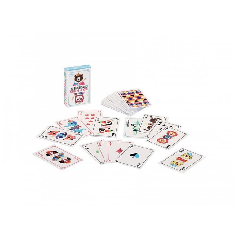 Jeu de 54 cartes classiques illustrées par Ingela P. Arrhenius - Neuf