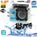 Caméra Wifi Sport Embarquée Plongée Caisson Caméscope Full HD 1080P Bleu 32 Go YONIS