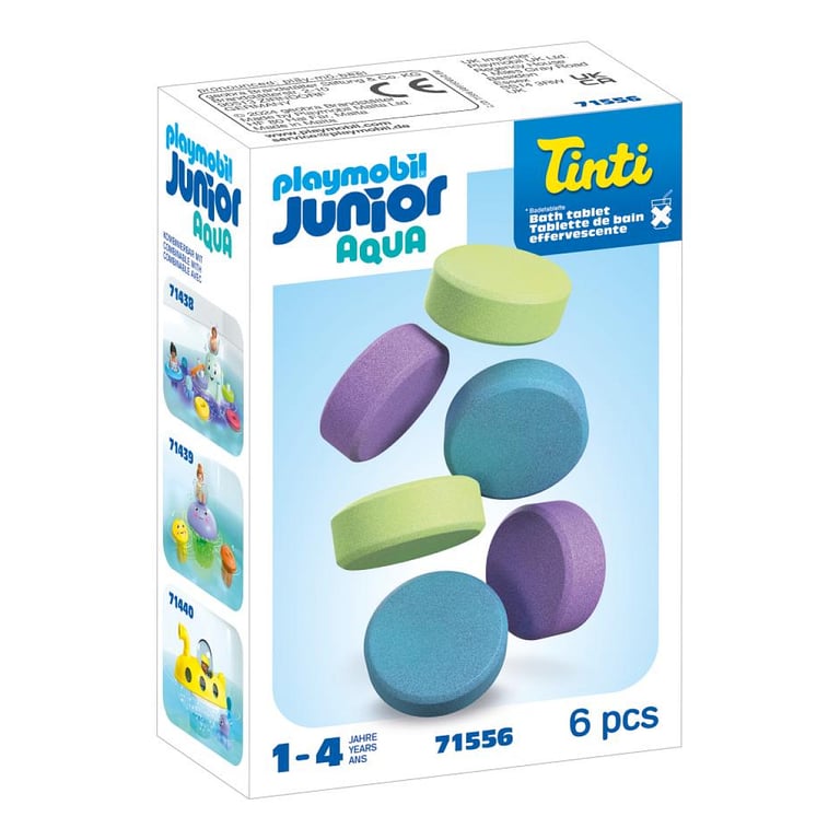 Recharge de Tablettes de Bain Junior & Tinti pour Amuser les Enfants - Neuf