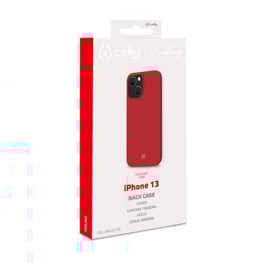 Celly FEELING iPhone 13 coque de protection pour téléphones portables 15,5 cm (6.1'') Housse Rouge Apple iPhone 13