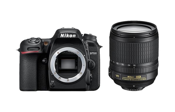Nikon D7500 + AF-S DX NIKKOR 18-105 VR Kit d'appareil-photo SLR 20,9 MP CMOS 5568 x 3712 pixels Noir