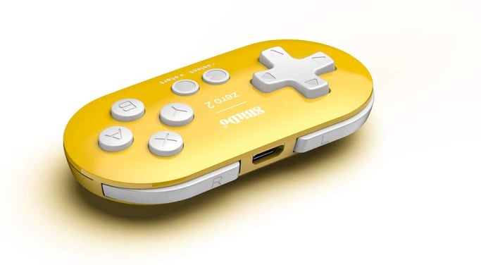 Mando Bluetooth 8bitDo Zero 2 - Edición amarilla