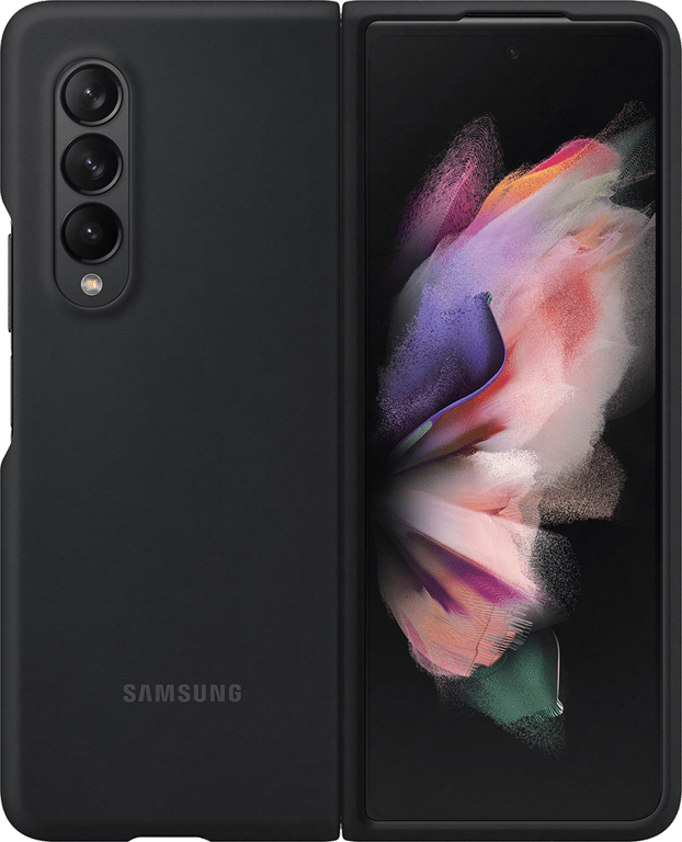 Coque Silicone Noire pour Samsung G Z Fold 3 Samsung