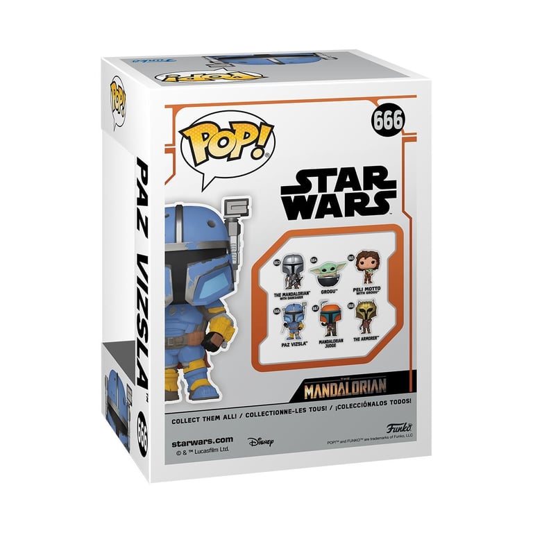 FUNKO Star Wars The Mandalorian Figurine POP! Paz Vizsla - vue 4